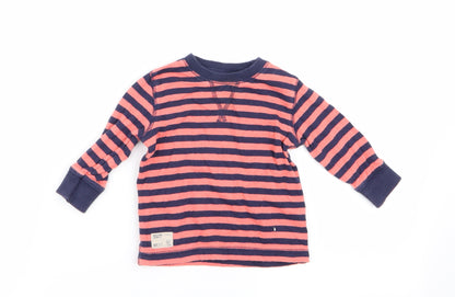 NEXT Boys Multicoloured Striped  Pullover Jumper Size 6-9 Months