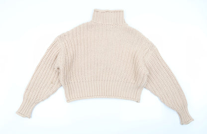Womens UK Size S New Look Pink Pullover Jumper