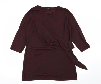 Asda George Womens Red   Basic T-Shirt Size 14