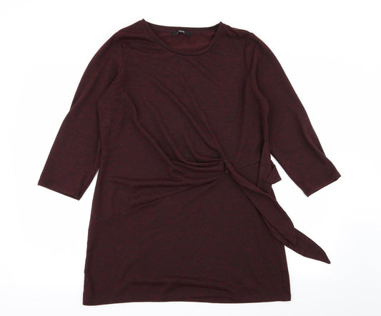 Asda George Womens Red   Basic T-Shirt Size 14