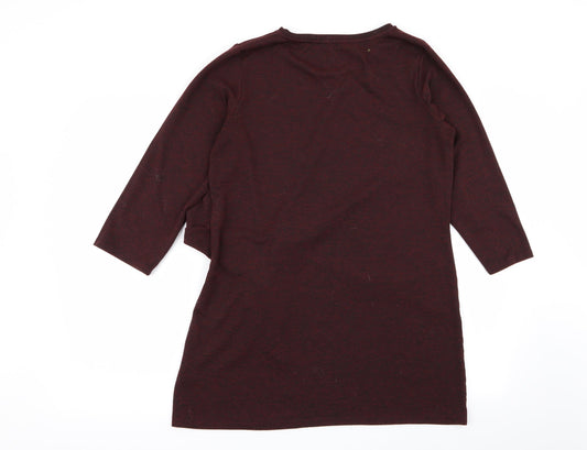 Asda George Womens Red   Basic T-Shirt Size 14