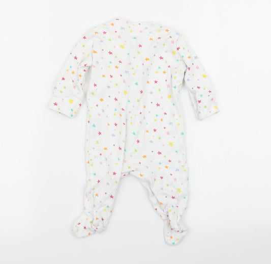 NEXT Girls White Solid  Babydoll One Piece Size 0-3 Months