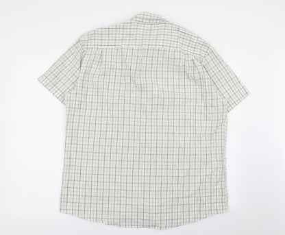 nice Mens Multicoloured Check   Button-Up Size XL