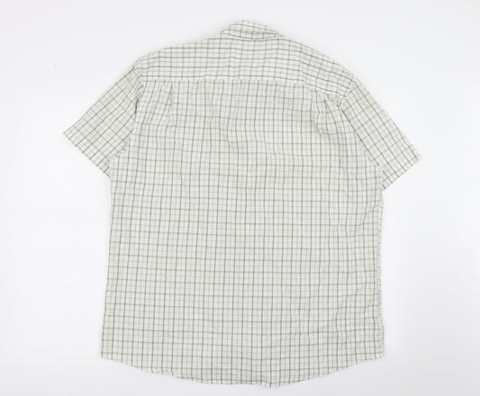 nice Mens Multicoloured Check   Button-Up Size XL