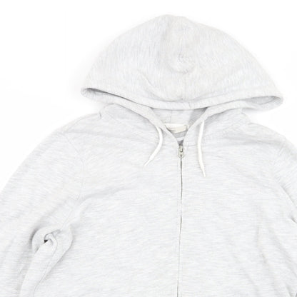 Asda George Womens Grey   Full Zip Jumper Size 16