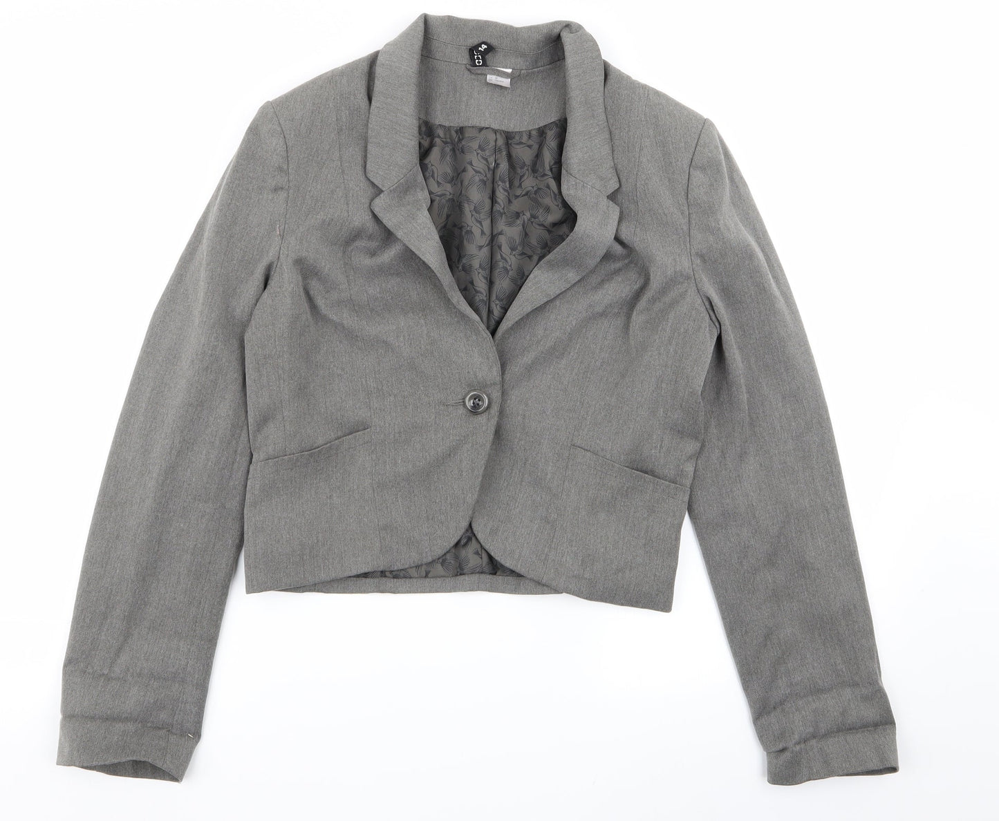 Divided by H&M Womens Grey   Jacket Blazer Size 12