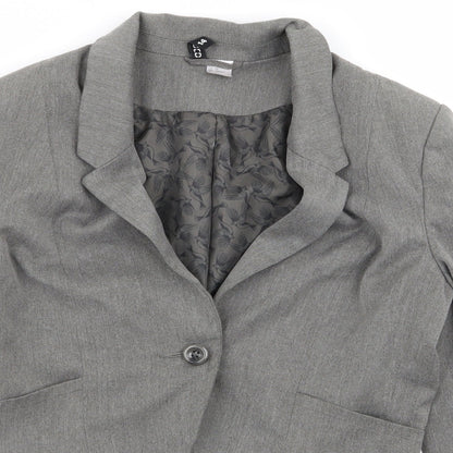 Divided by H&M Womens Grey   Jacket Blazer Size 12
