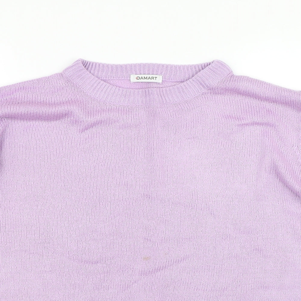 Damart Womens Purple   Pullover Jumper Size 10