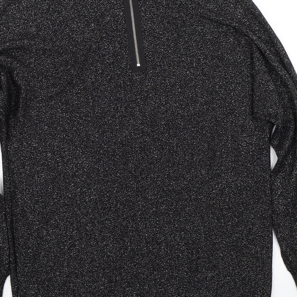 Womens UK Size 8 Warehouse Black Pullover Jumper