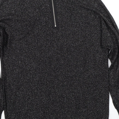 Womens UK Size 8 Warehouse Black Pullover Jumper