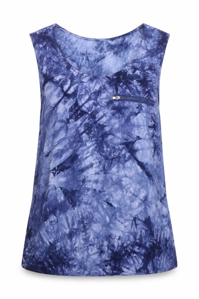 Womens UK Size XS VERO MODA Blue Basic Tank