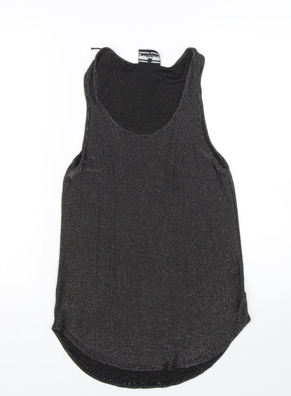 Womens UK Size 6 NEXT Black Basic Tank