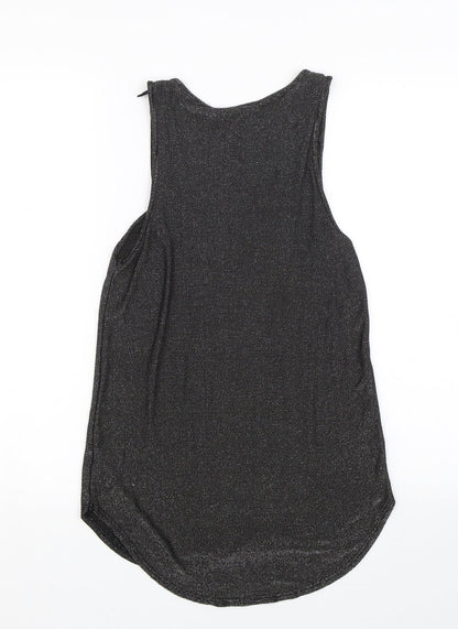 Womens UK Size 6 NEXT Black Basic Tank
