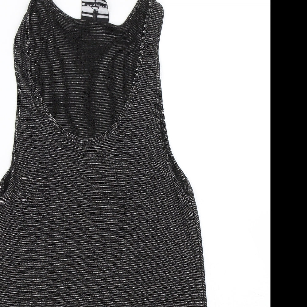 Womens UK Size 6 NEXT Black Basic Tank