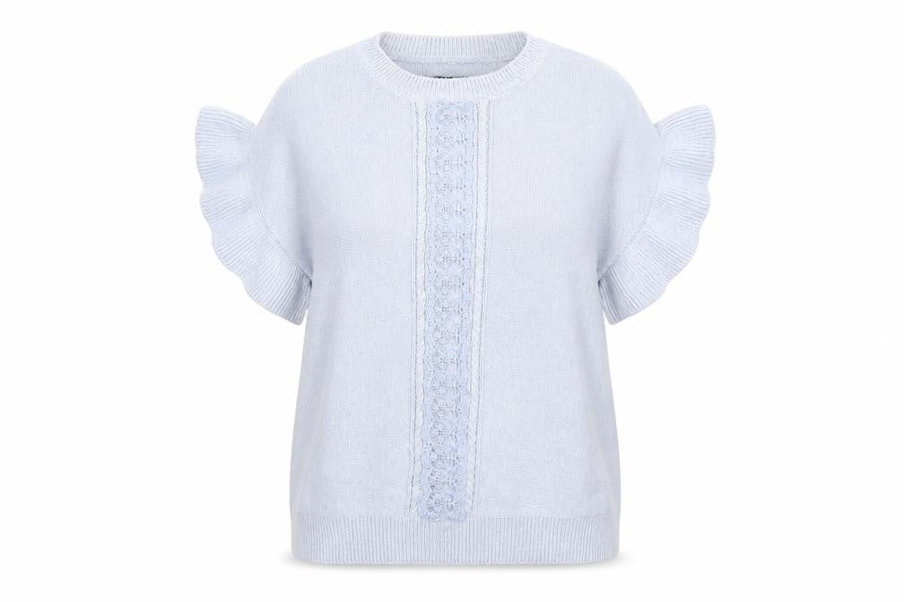 Womens UK Size M M&S Blue Pullover Jumper