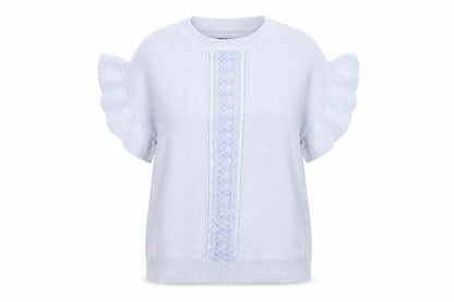 Womens UK Size M M&S Blue Pullover Jumper