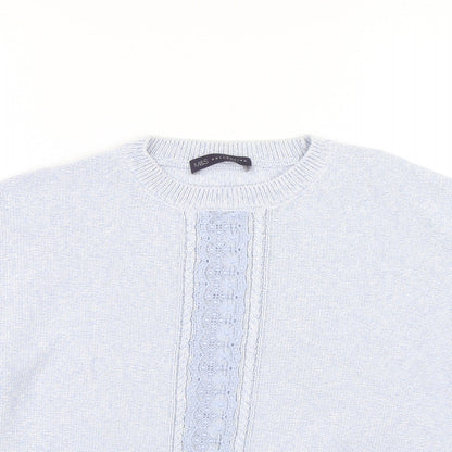 Womens UK Size M M&S Blue Pullover Jumper