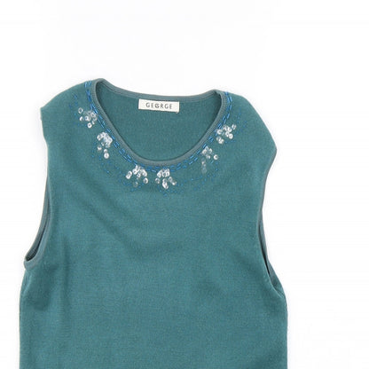 George Womens Green   Basic Tank Size 10
