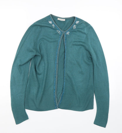 George Womens Green   Cardigan Jumper Size 10