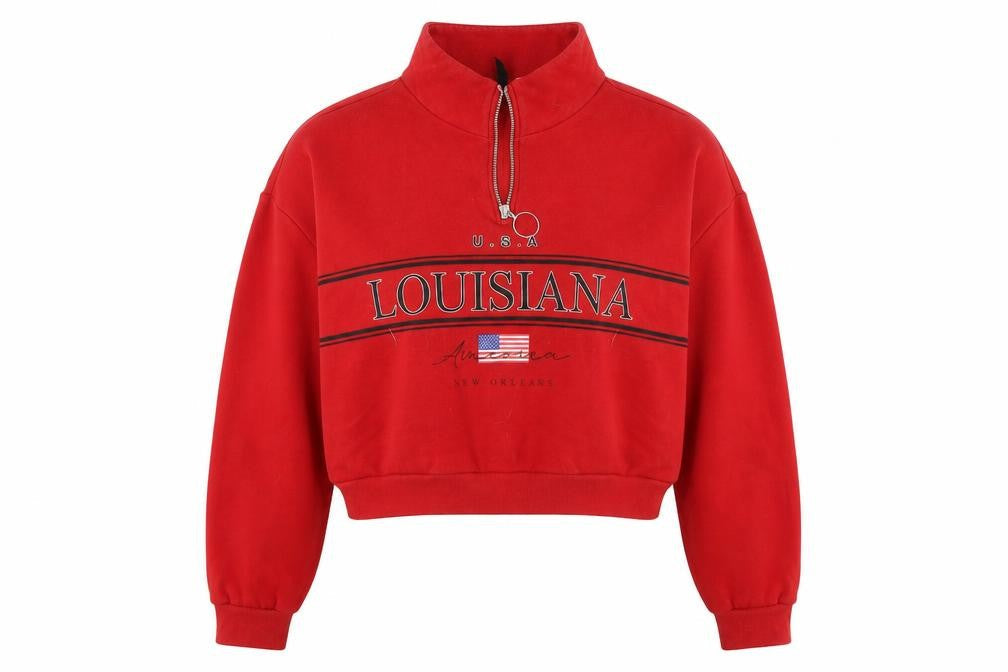 Womens UK Size L H&M Red Pullover Sweatshirt