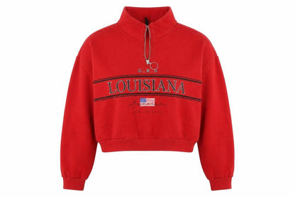 Womens UK Size L H&M Red Pullover Sweatshirt