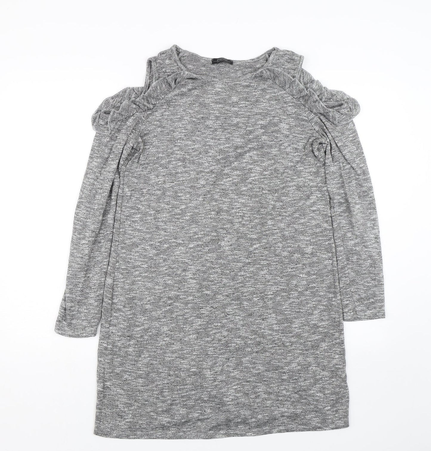 Papaya Womens Grey   T-Shirt Dress  Size 12