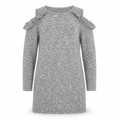 Papaya Womens Grey   T-Shirt Dress  Size 12