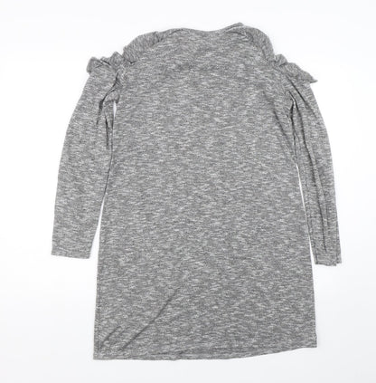 Papaya Womens Grey   T-Shirt Dress  Size 12