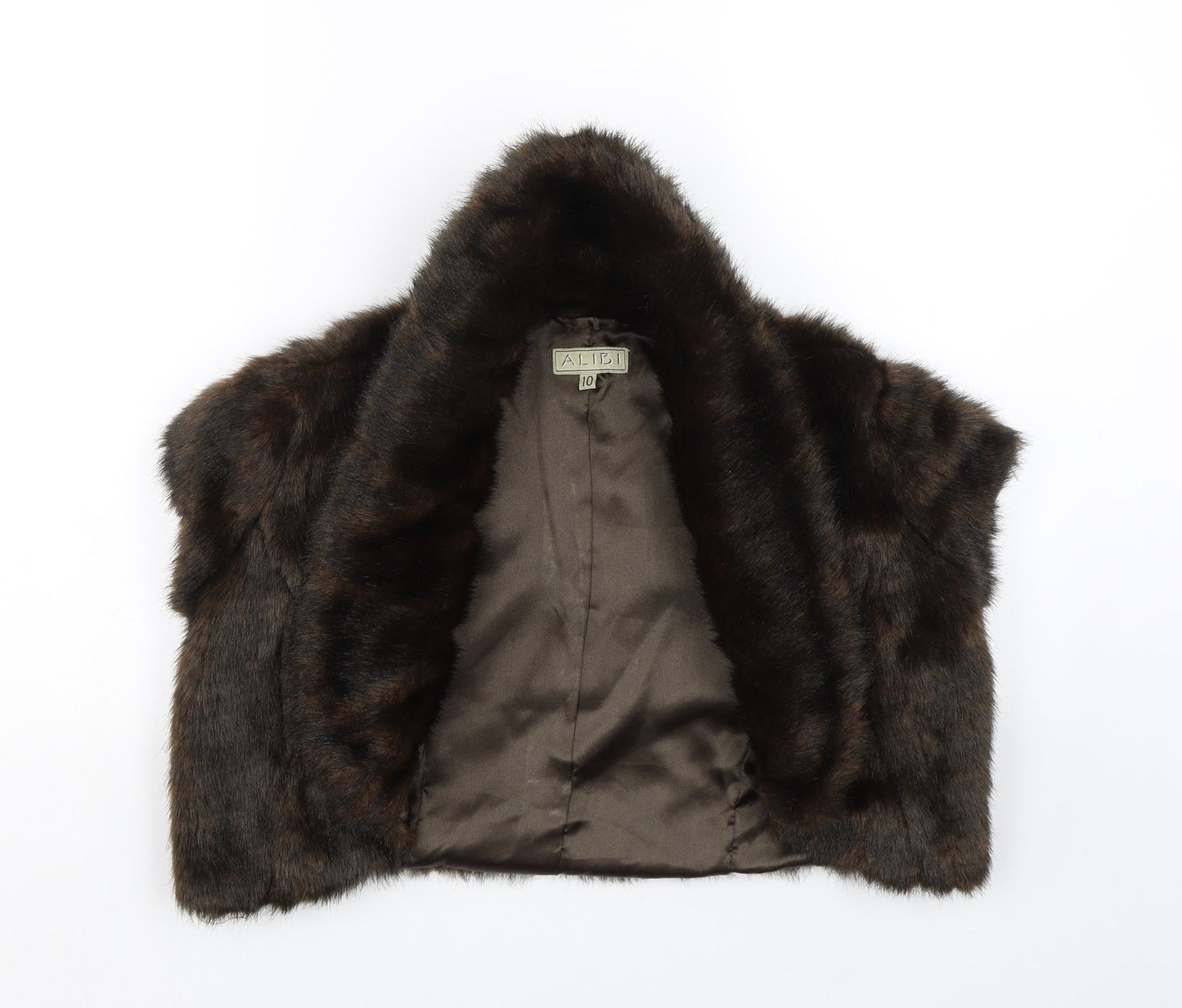 Womens UK Size 10 Alibi Brown Jacket