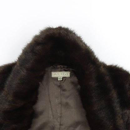 Womens UK Size 10 Alibi Brown Jacket