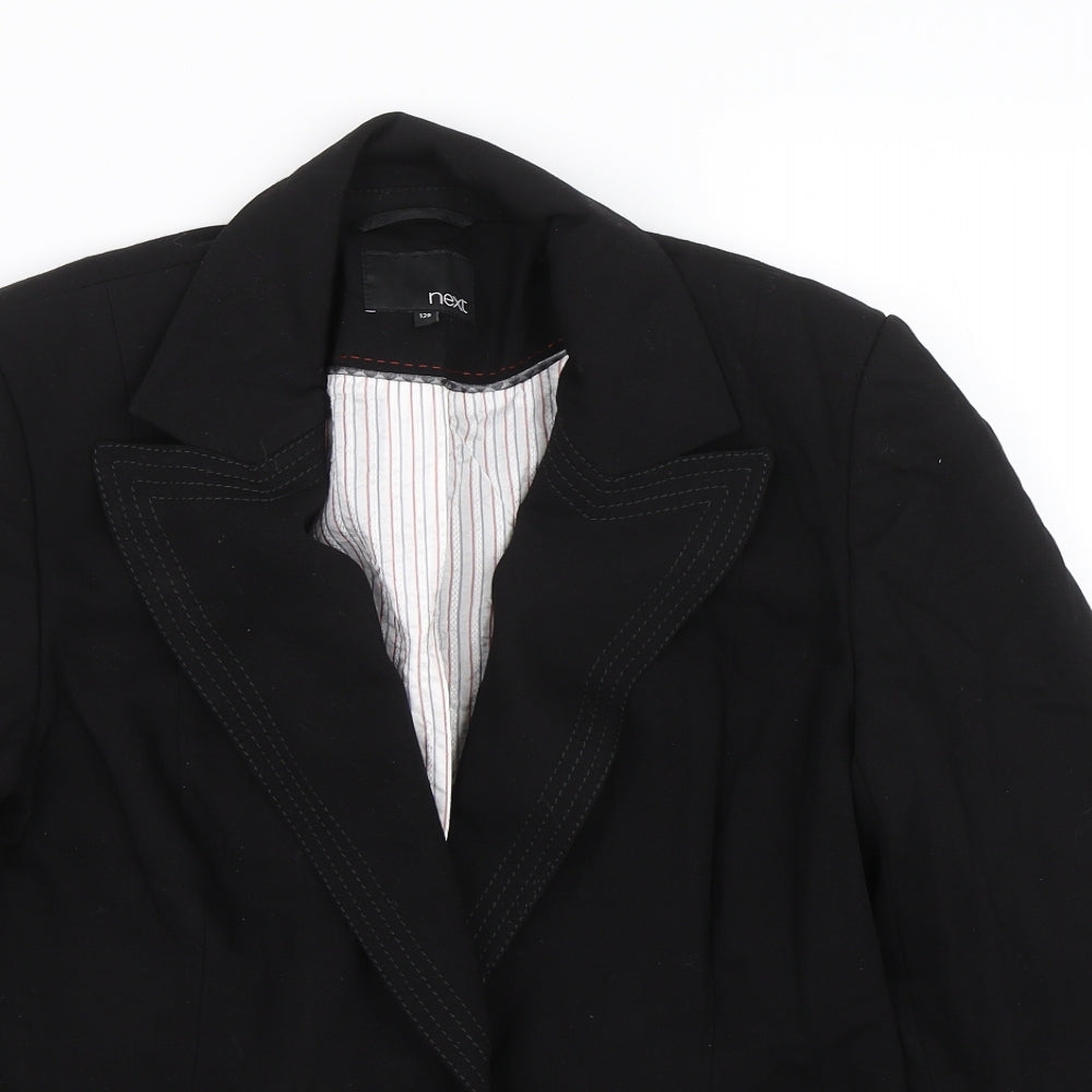 NEXT Womens Black   Jacket Suit Size 12