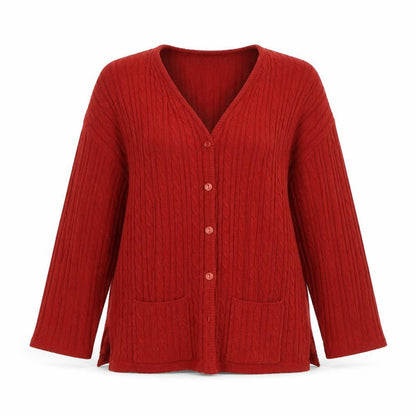 Jumper world  Womens Red   Cardigan Jumper Size M
