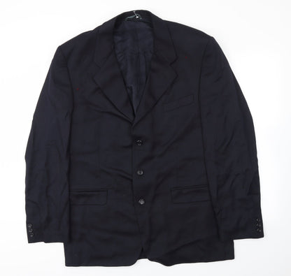 Mens UK Size 44 Burton Regular Blue Suit Jacket