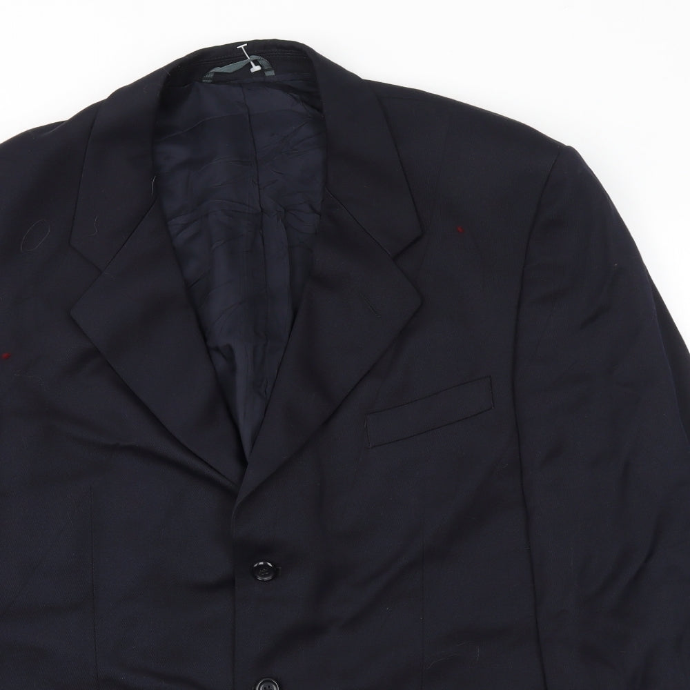 Mens UK Size 44 Burton Regular Blue Suit Jacket