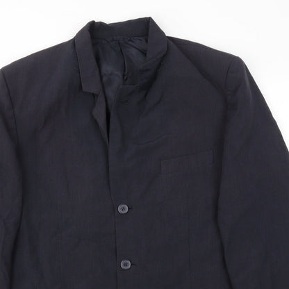 Mens UK Size 42 Modern Classics Regular Blue Suit Jacket