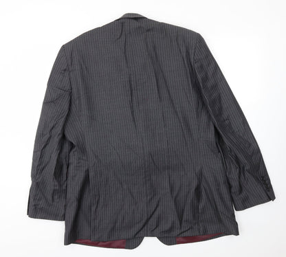 jhon lewis  Mens Grey Striped  Jacket Blazer Size 44