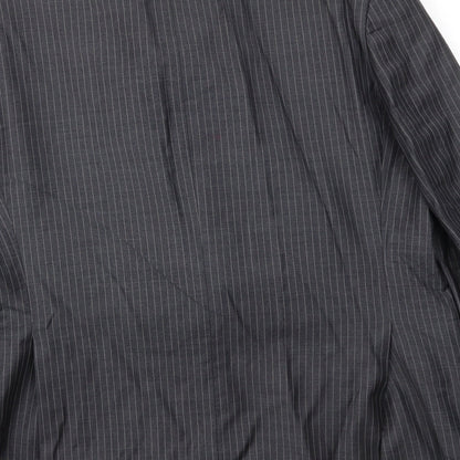 jhon lewis  Mens Grey Striped  Jacket Blazer Size 44