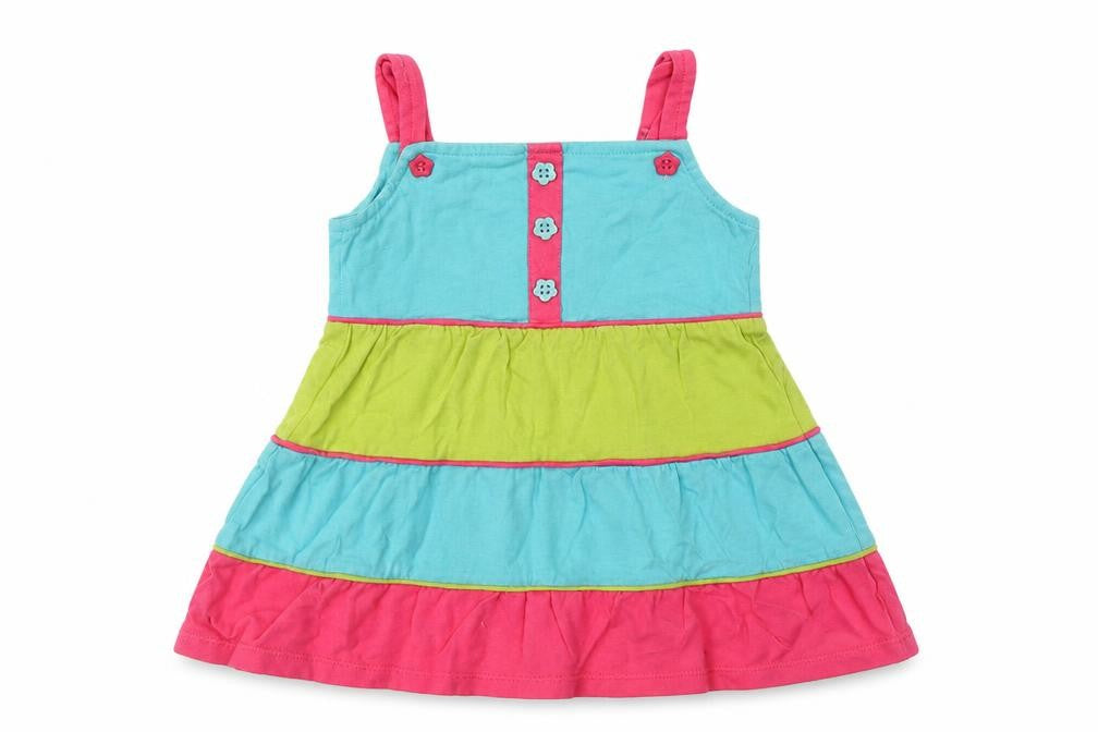 TU Girls Multicoloured Striped  Fit & Flare  Size 3-6 Months