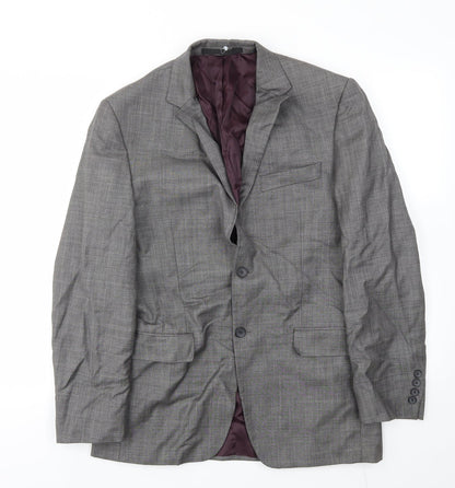Mens UK Size 38 M&S Regular Grey Suit Jacket