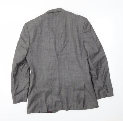 Mens UK Size 38 M&S Regular Grey Suit Jacket