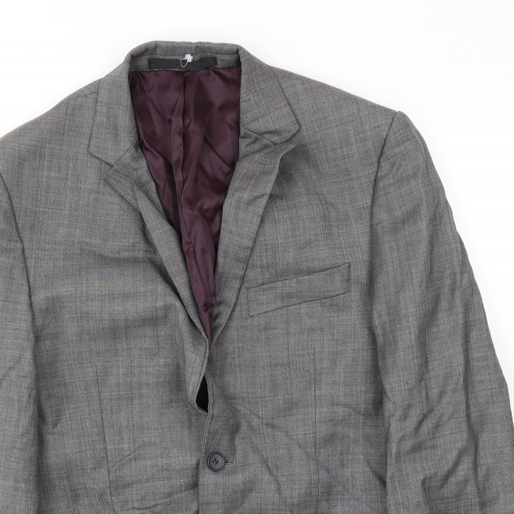 Mens UK Size 38 M&S Regular Grey Suit Jacket