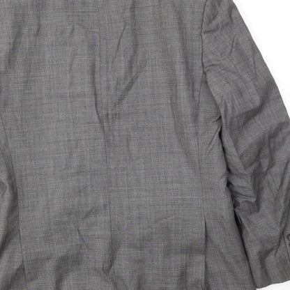 Mens UK Size 38 M&S Regular Grey Suit Jacket