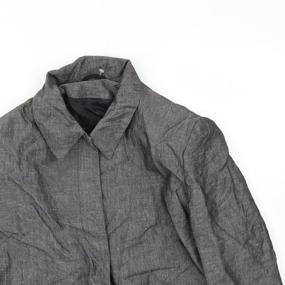 Womens UK Size 16 Preworn Regular Grey Blazer