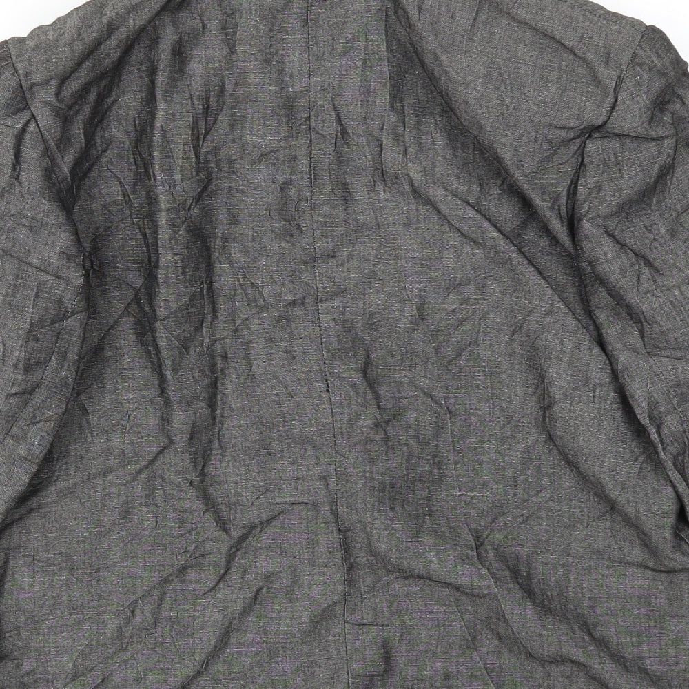 Womens UK Size 16 Preworn Regular Grey Blazer