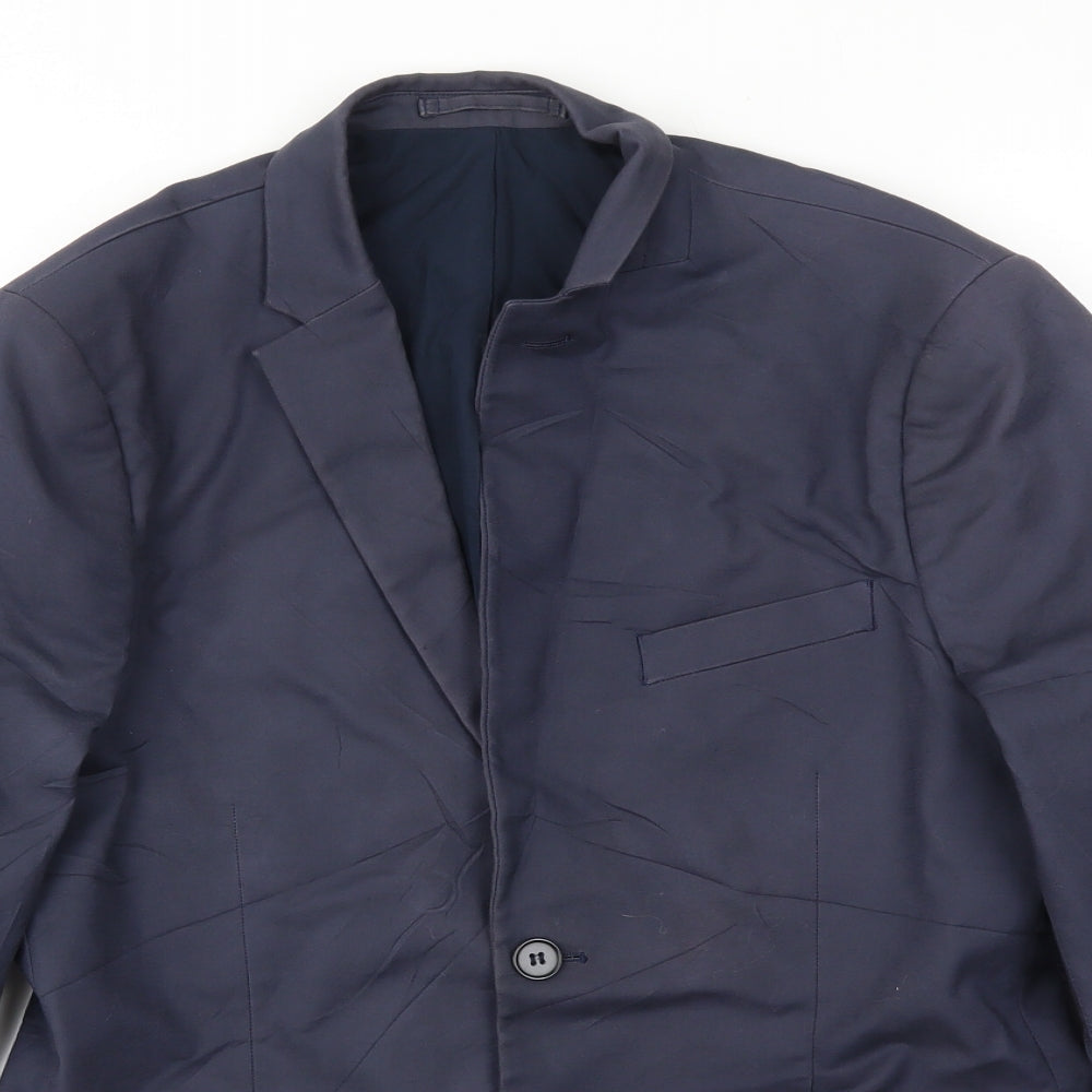 Mens UK Size 38 H&M Regular Blue Suit Jacket