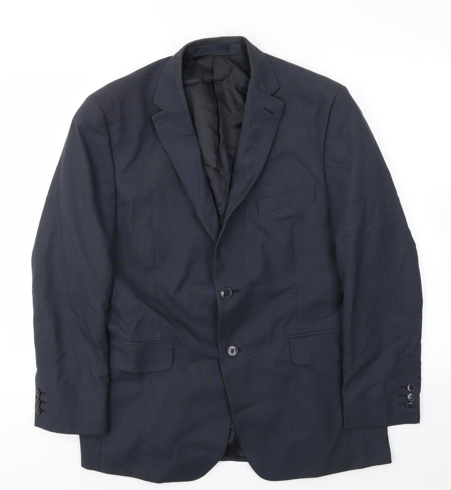 Mens UK Size 42 KJ Regular Blue Suit Jacket