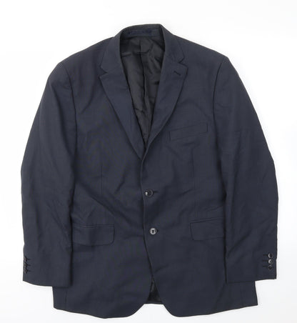 Mens UK Size 42 KJ Regular Blue Suit Jacket
