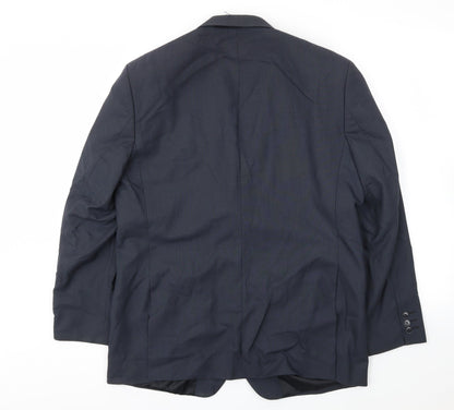 Mens UK Size 42 KJ Regular Blue Suit Jacket