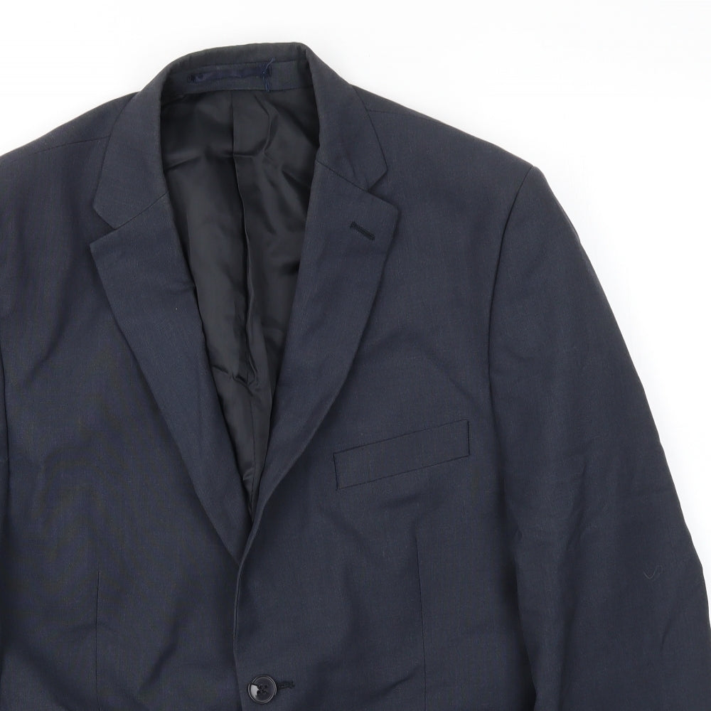 Mens UK Size 42 KJ Regular Blue Suit Jacket
