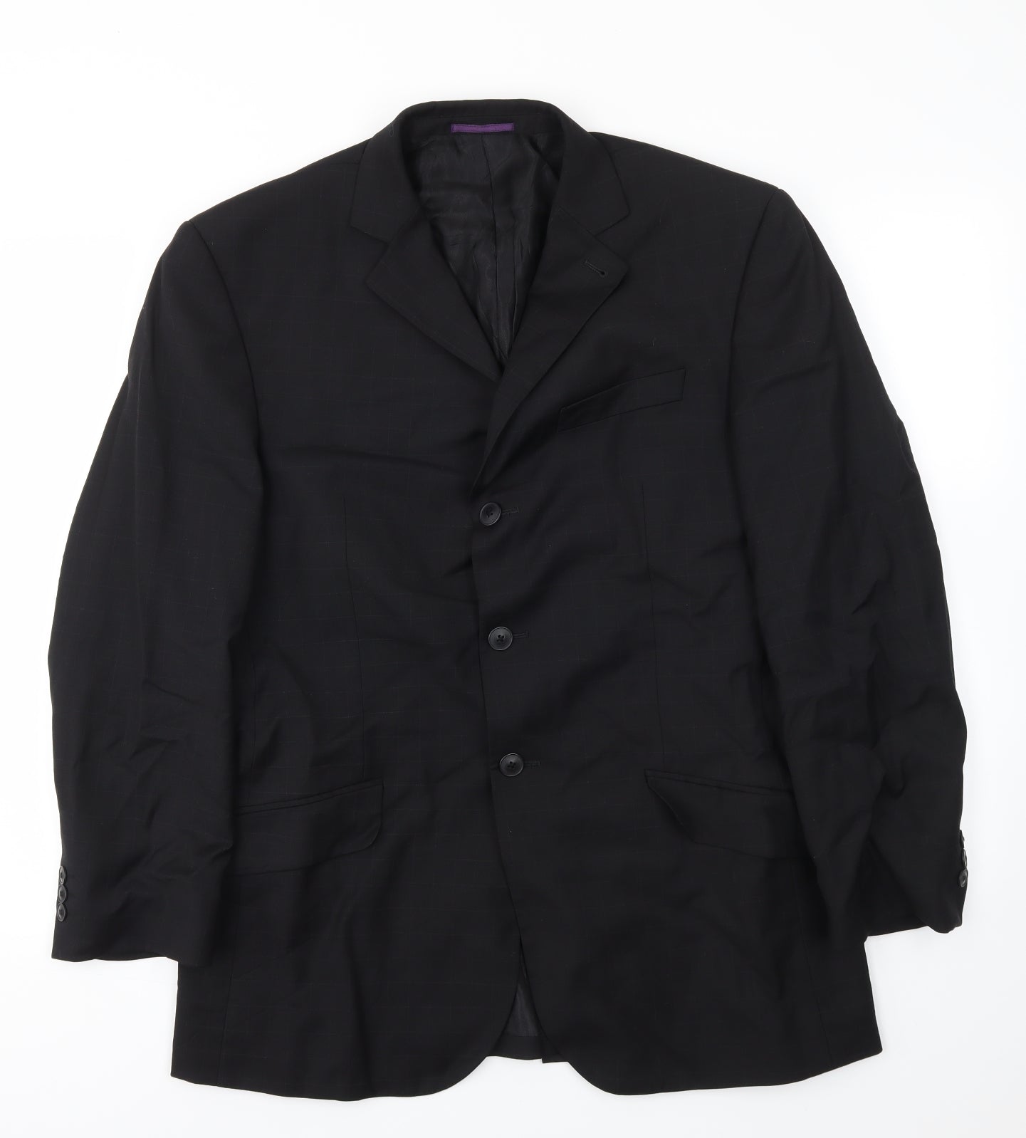 Mens UK Size 40 NEXT Regular Black Suit Jacket
